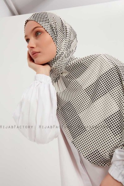 Nurgul - Hijab Fantasia Grigio Chiaro