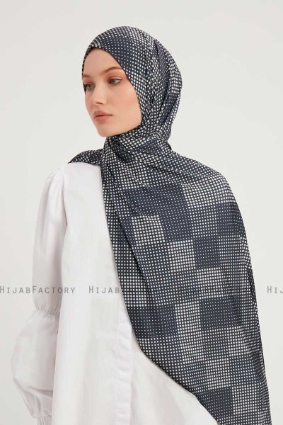 Nurgul - Hijab Fantasia Blu Navy