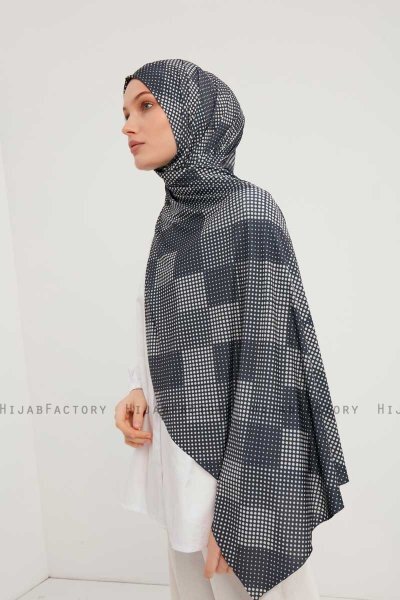 Nurgul - Hijab Fantasia Blu Navy