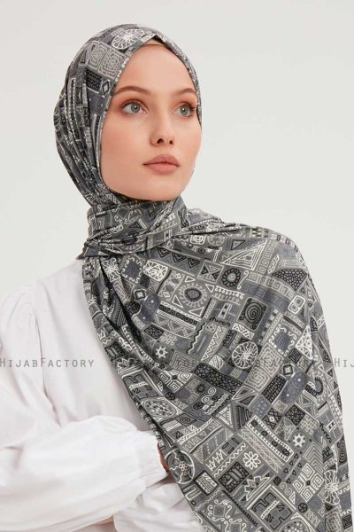Gulya - Hijab Fantasia Grigio
