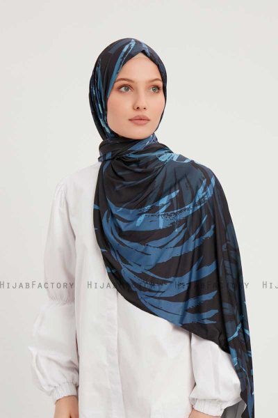 Ezmeray - Hijab Fantasia Blu Navy