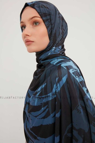 Ezmeray - Hijab Fantasia Blu Navy