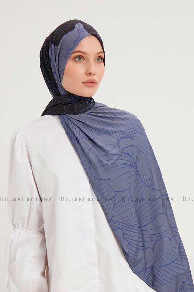 Fadime - Hijab Fantasia Blu Navy