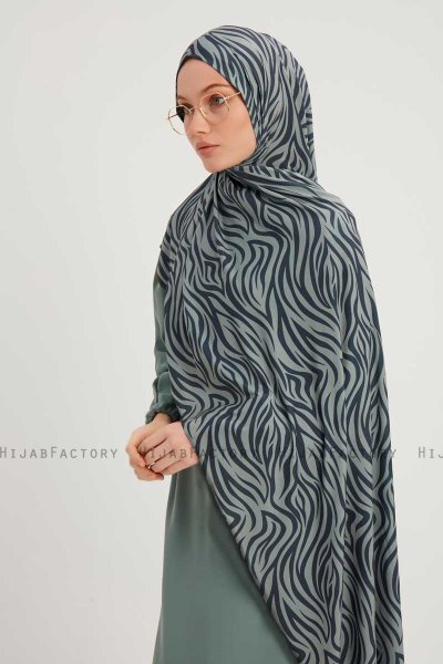 Hafiz - Hijab Fantasia Blu Navy