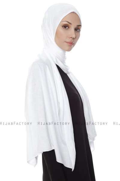 Farah - Hijab Jersey Bianca