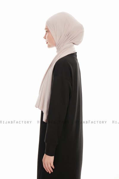 Farah - Hijab Jersey Grigio Chiaro