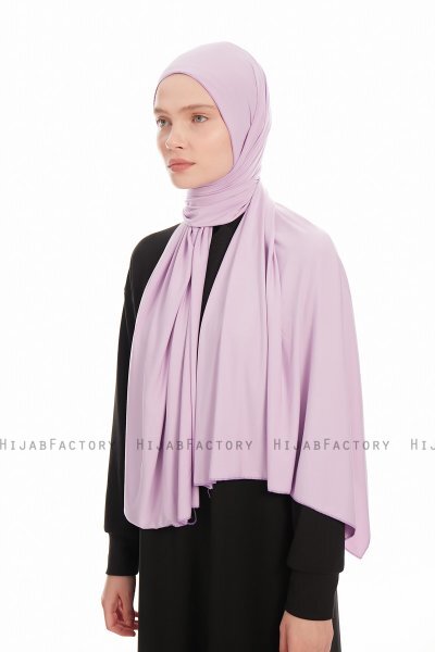 Farah - Hijab Jersey Viola Chiaro