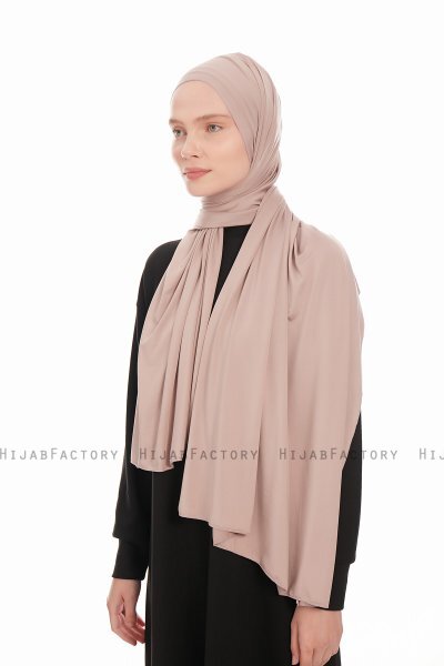 Farah - Hijab Jersey Taupe