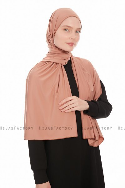 Farah - Hijab Jersey Cocoa