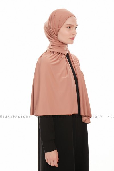 Farah - Hijab Jersey Cocoa