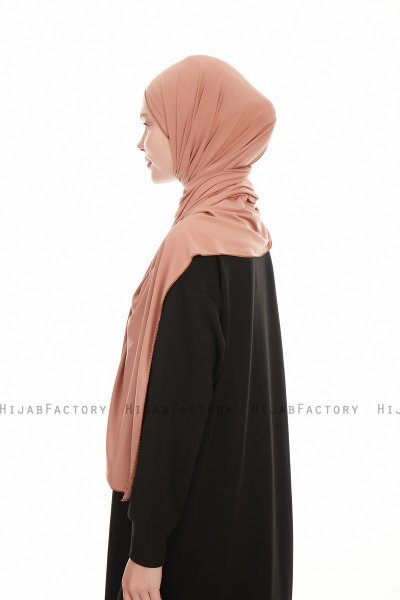 Farah - Hijab Jersey Cocoa