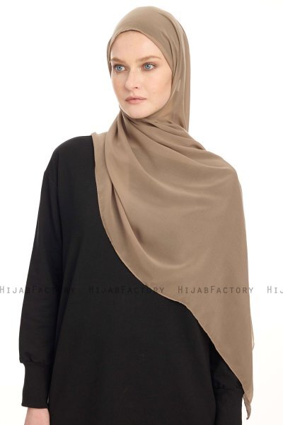 Hijab Chiffon - Taupe Scuro
