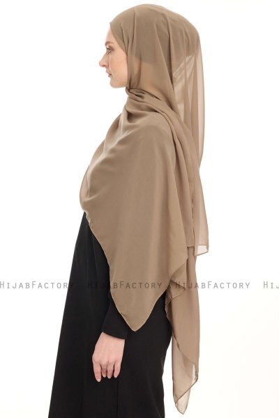 Hijab Chiffon - Taupe Scuro