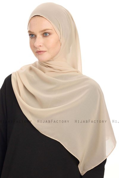 Hijab Chiffon - Taupe Chiaro