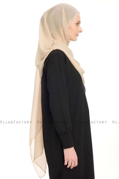 Hijab Chiffon - Taupe Chiaro