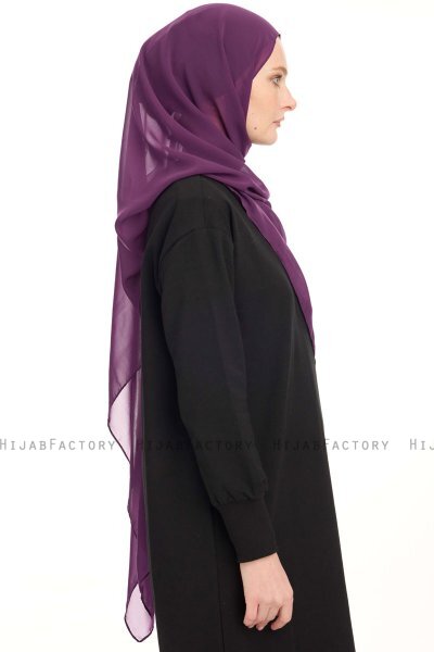 Hijab Chiffon - Viola Scuro