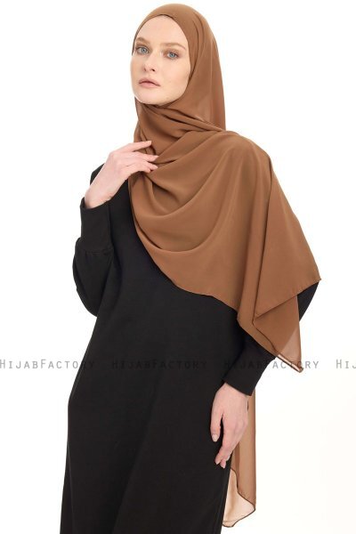 Hijab Chiffon - Marrone Chiaro