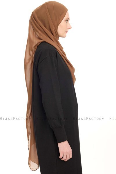 Hijab Chiffon - Marrone Chiaro