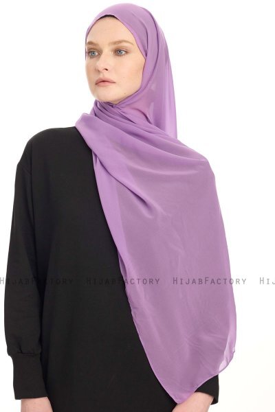 Hijab Chiffon - Viola Chiaro