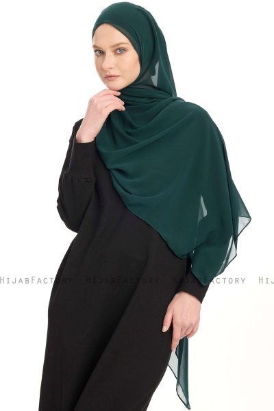 Hijab Chiffon - Verde Scuro