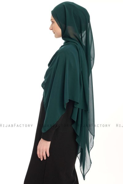Hijab Chiffon - Verde Scuro