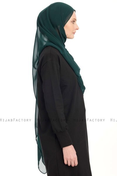 Hijab Chiffon - Verde Scuro