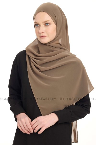 Hijab Chiffon - Taupe
