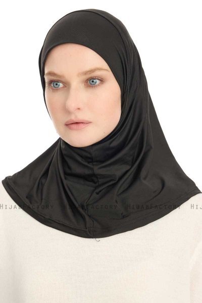 Yazmin - 4 pezzi Hijab Amira Nero Ready To Wear