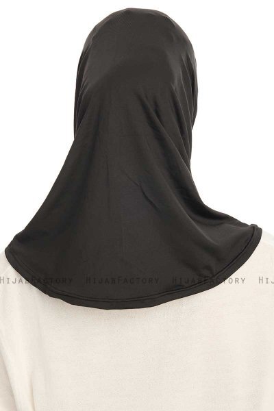 Yazmin - 4 pezzi Hijab Amira Nero Ready To Wear