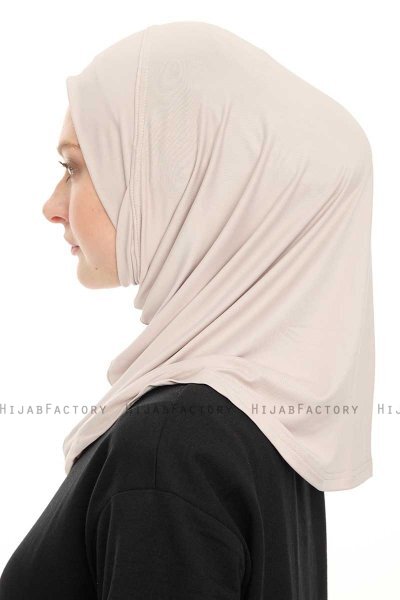 Yazmin - Hijab Amira Grigio Chiaro Ready To Wear