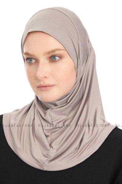 Yazmin - Hijab Amira Marrone Chiaro Ready To Wear