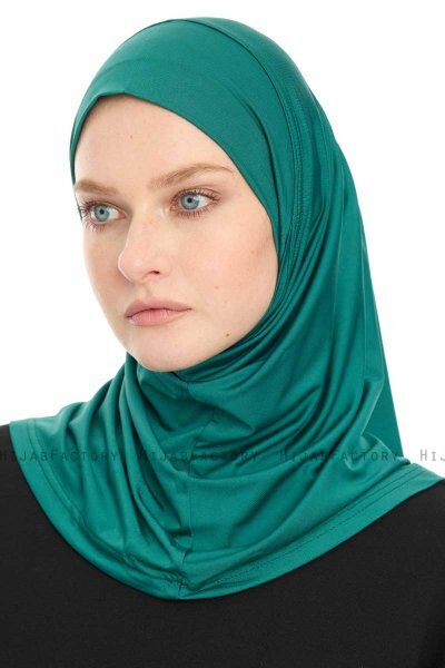 Yazmin - Hijab Amira Verde Scuro Ready To Wear