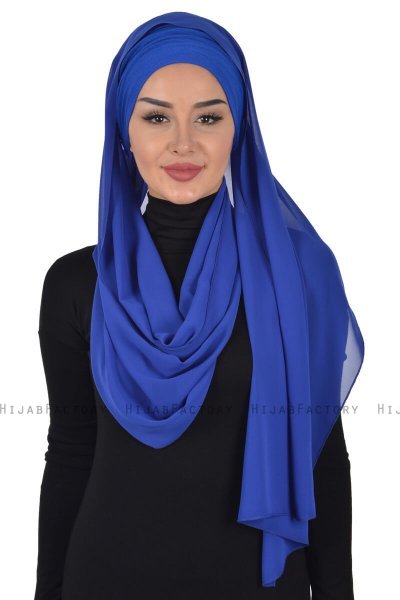 Alva - Hijab & Bonnet Pratico Blu