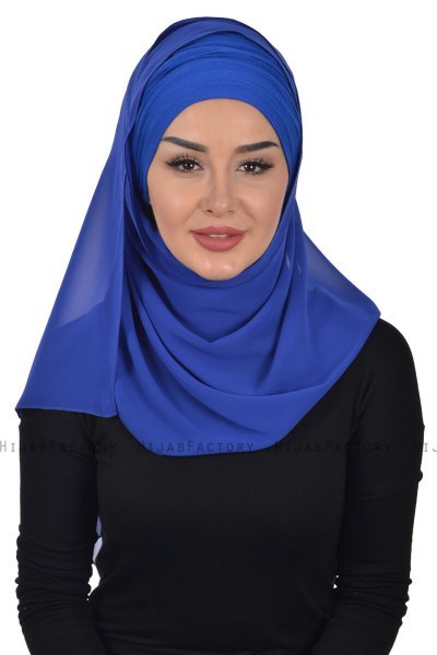 Alva - Hijab & Bonnet Pratico Blu
