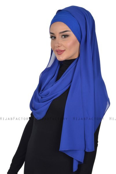 Alva - Hijab & Bonnet Pratico Blu