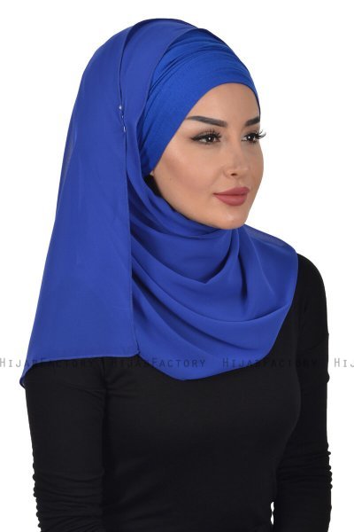 Alva - Hijab & Bonnet Pratico Blu