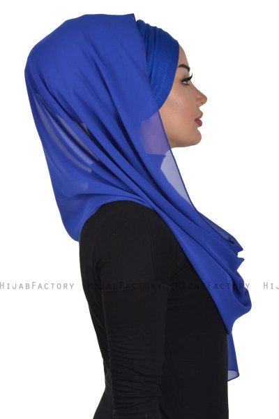Alva - Hijab & Bonnet Pratico Blu