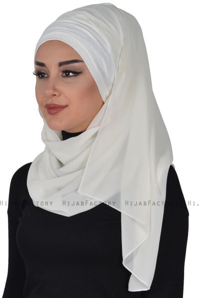 Alva - Hijab & Bonnet Pratico Creme