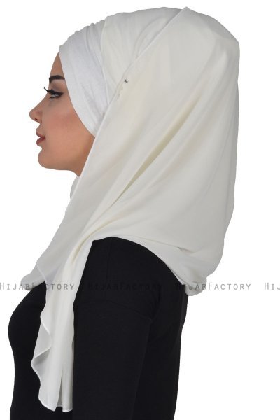 Alva - Hijab & Bonnet Pratico Creme