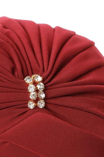 Arwa - Turbante Crepe Chiffon Bordò - Sehr-i Sal