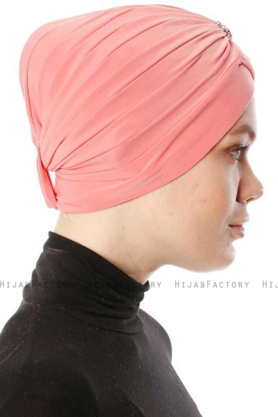 Arwa - Turbante Crepe Chiffon Lampone - Sehr-i Sal