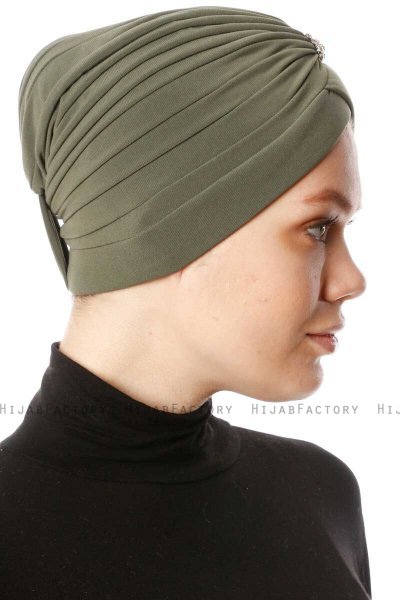 Arwa - Turbante Crepe Chiffon Cachi - Sehr-i Sal