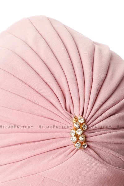 Arwa - Turbante Crepe Chiffon Rosa Scuro - Sehr-i Sal