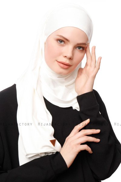Asya - Hijab Pratico Viscosa Creme