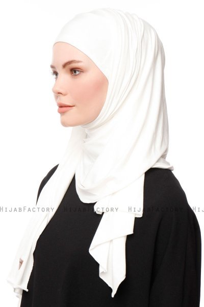 Asya - Hijab Pratico Viscosa Creme