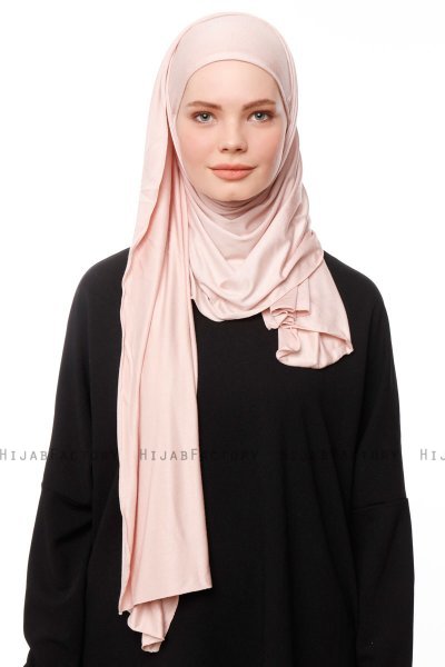 Asya - Hijab Pratico Viscosa Rosa Antico