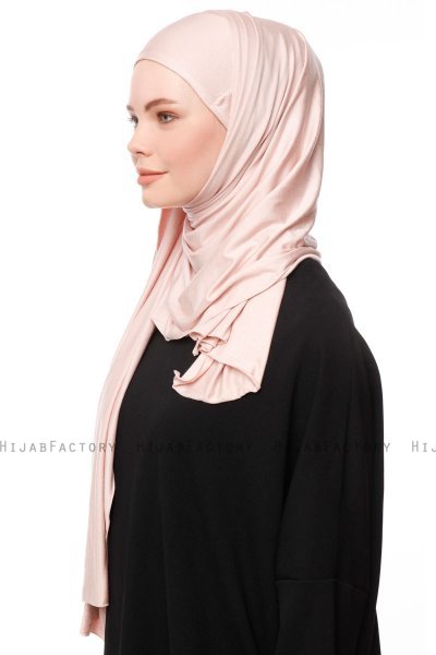 Asya - Hijab Pratico Viscosa Rosa Antico