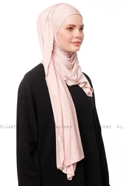 Asya - Hijab Pratico Viscosa Rosa Antico