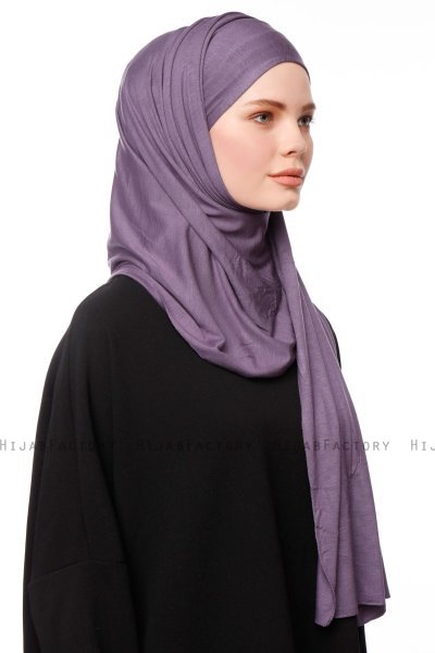 Asya - Hijab Pratico Viscosa Viola