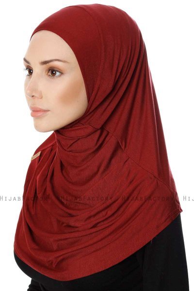 Ava - Hijab Al Amira Bordò One-Piece - Ecardin